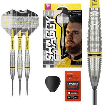 **NEU** Target Scott Williams Shaggy G2 Tungsten Swiss Point Darts Set - 23 Gramm