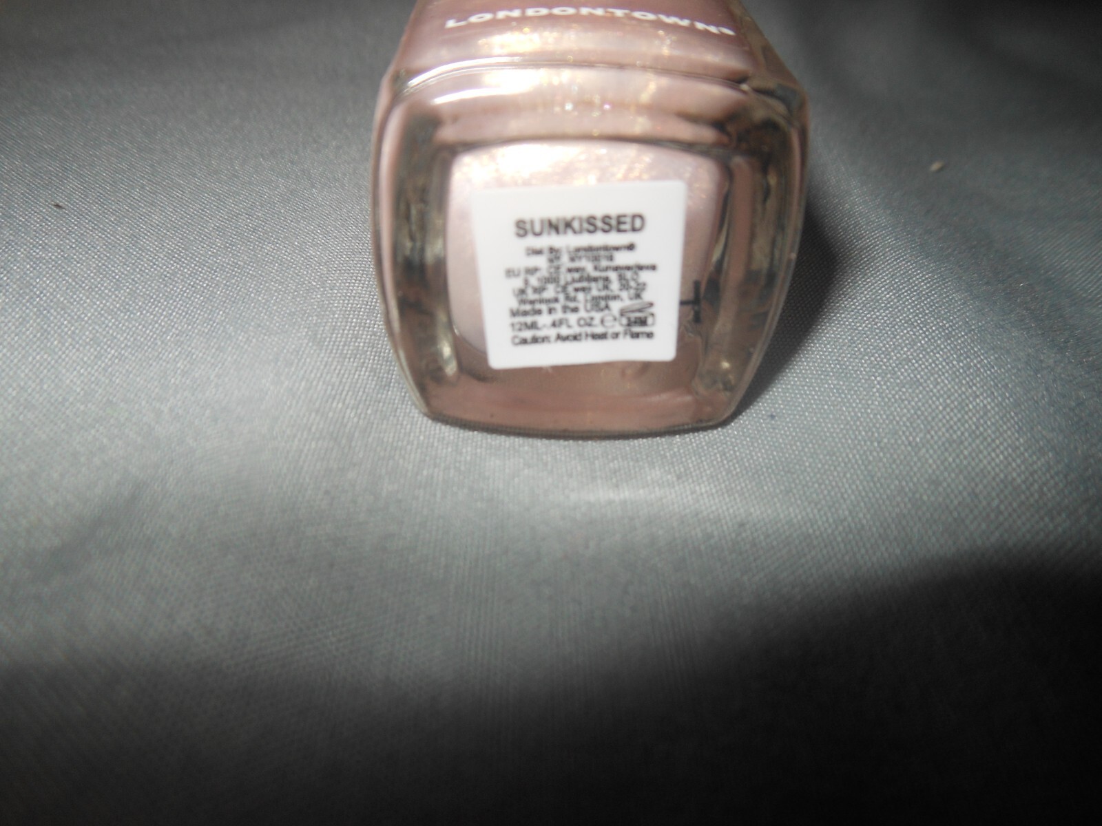 KUR BY LONDONTOWN SHIMMERING NAIL HIGHLIGHTER  "SUNKISSED" PINK FULL SIZE 0.4 OZ