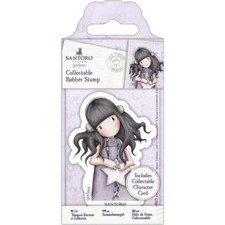 Gorjuss Girl SANTORO Cling Unmounted Rubber Stamp Star GOR 907154 NEW
