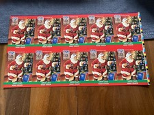 1990 Pro Set Santa Claus 10 Card Uncut Panel