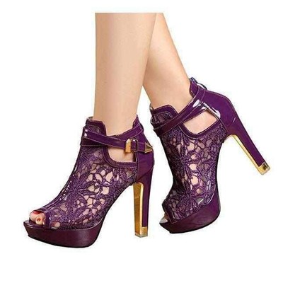 purple dress shoes womens