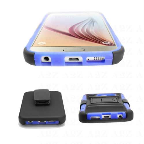 Galaxy S6 Survivor Heavy Duty Defender Shockproof With Stand Case Tough Cover - Picture 5 of 18