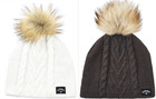 Callaway Pom Pom Fleece Lined Warm Winter Golf Beanie Bobble Hat / One Size