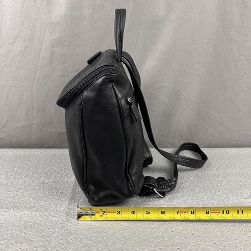 Tignanello Hobo Leder Schwarz Rucksack Handtasche - Bild 19 von 23