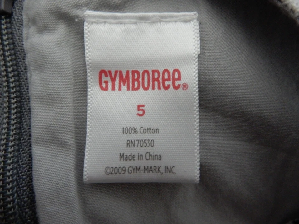 Gymboree Girls Size 5 Corduroy Jumper Dress Cheetah Print Black/Gray EUC - Image 3 of 3
