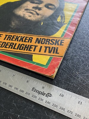Vintage Norwegian Magazine VI MENN June 1976 Minna Thompson-saken
