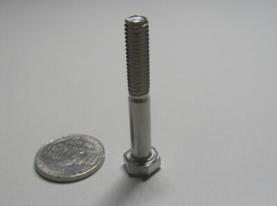 18-8 A2 Stainless Steel Bolt, PT, Metric, M6 x 1.0 x 40 mm Length, 50 Pcs