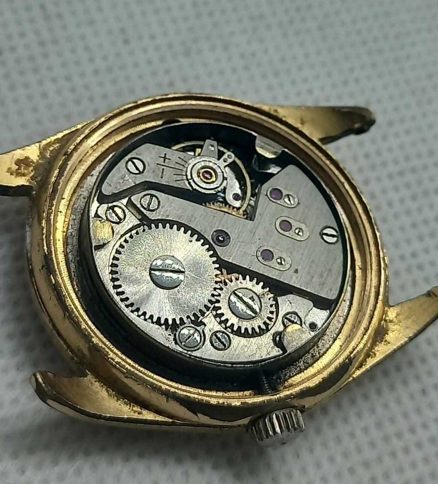 Vintage 1960s JOVIAL Deluxe watch cal FHF70 NOT WORK -FOR REPAIR