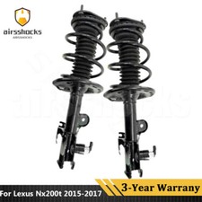 2x Front For Lexus Nx200t 2015-2017 Nx300 2018-2021 Shock Strut Assys W/electric