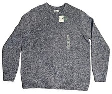 Sonoma Men's Size Extra Large Blue Double Knit Crew Neck Pullover New With Tags