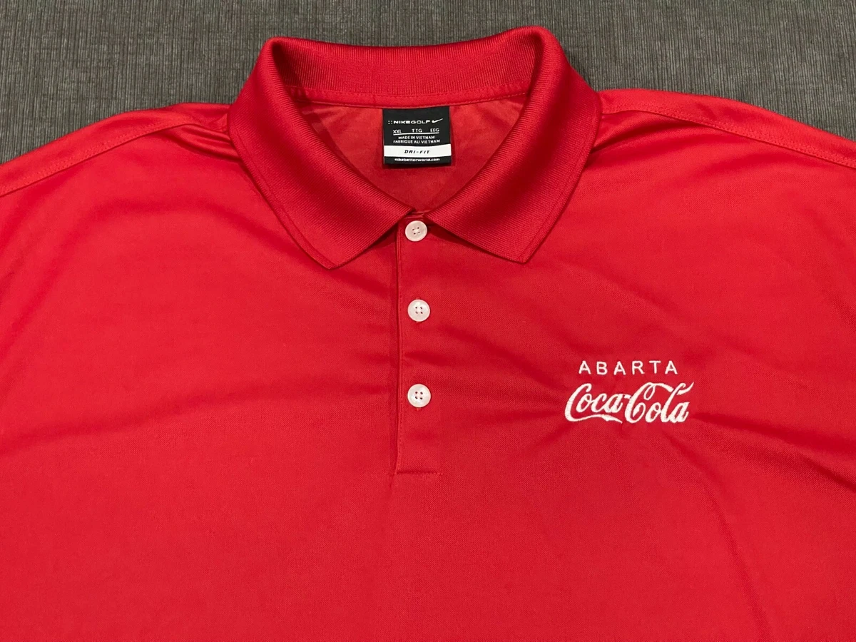 Coca cola top golf shirts