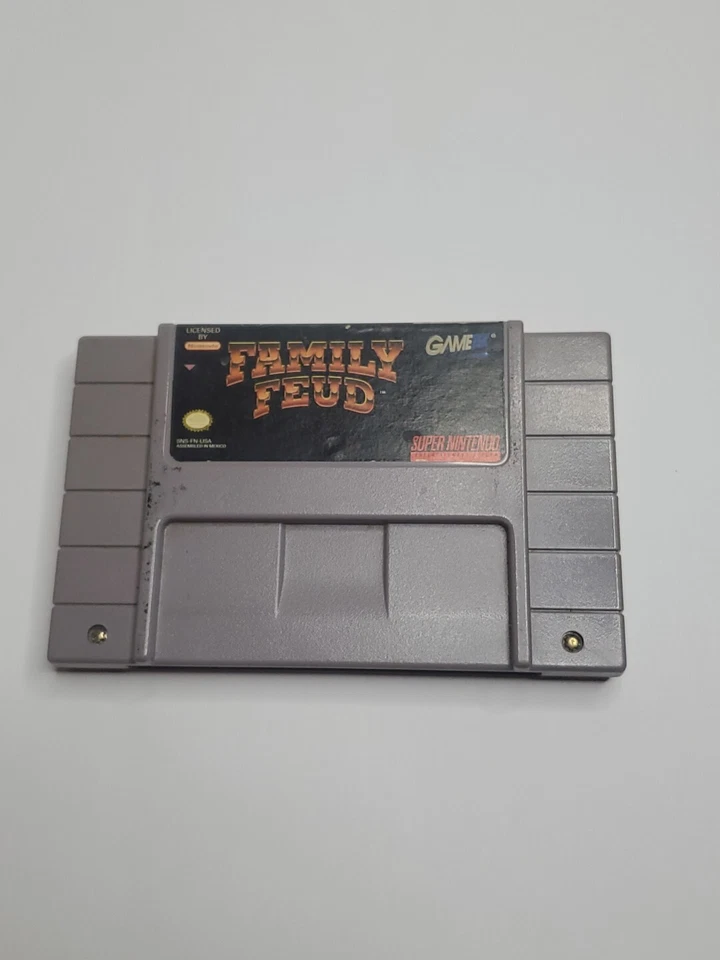 Family Feud (Super Nintendo Entertainment System, 1991) Cartridge Only - Image 2 of 4