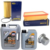 MotoröL Filter Set 5W-30 6 Liter + ÖLablassschraube FüR VW Passat 2.0 TSI 3G2
