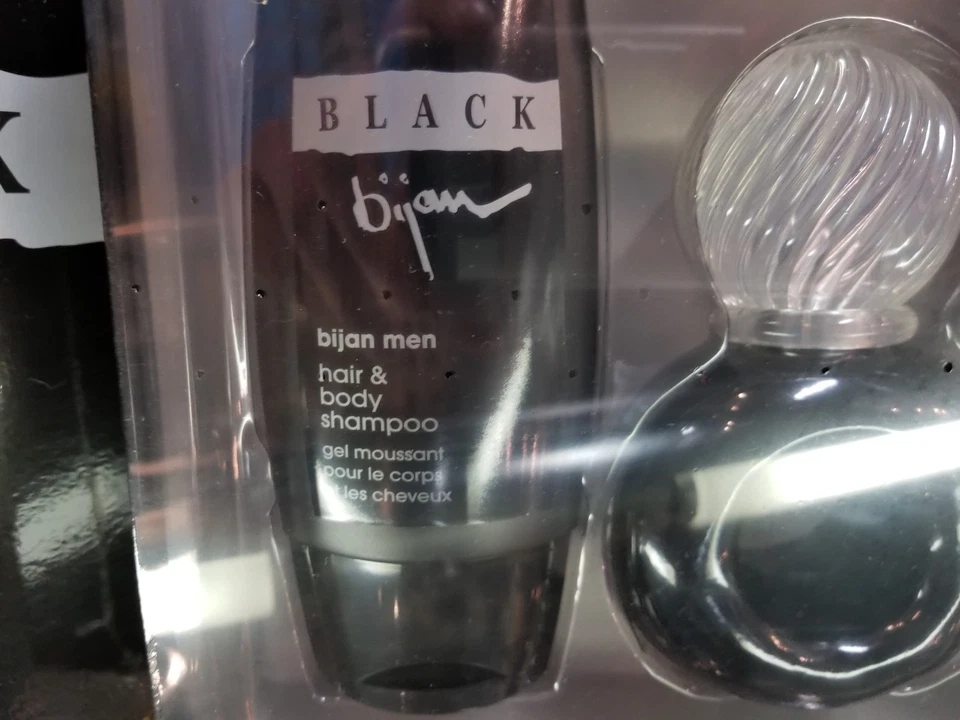 BIJAN Negro 3 Piezas EDT Eau de Toilette JUEGO DE REGALO para Hombres Él 2.5 OZ + 2 x 3.3 OZ Foto 4 de 4