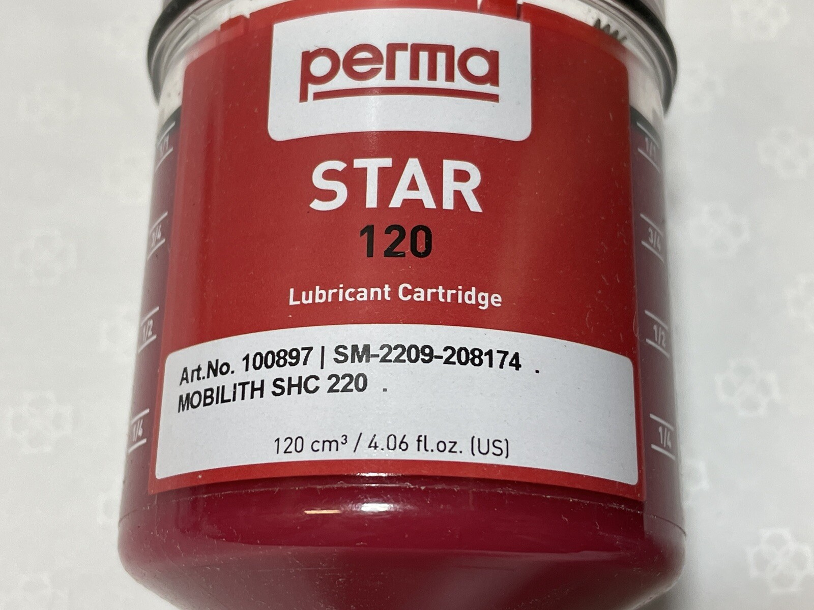 PERMA Star 120 Grease Lubricant Cartridge 100897 (Mobilith SHC 220) eBay