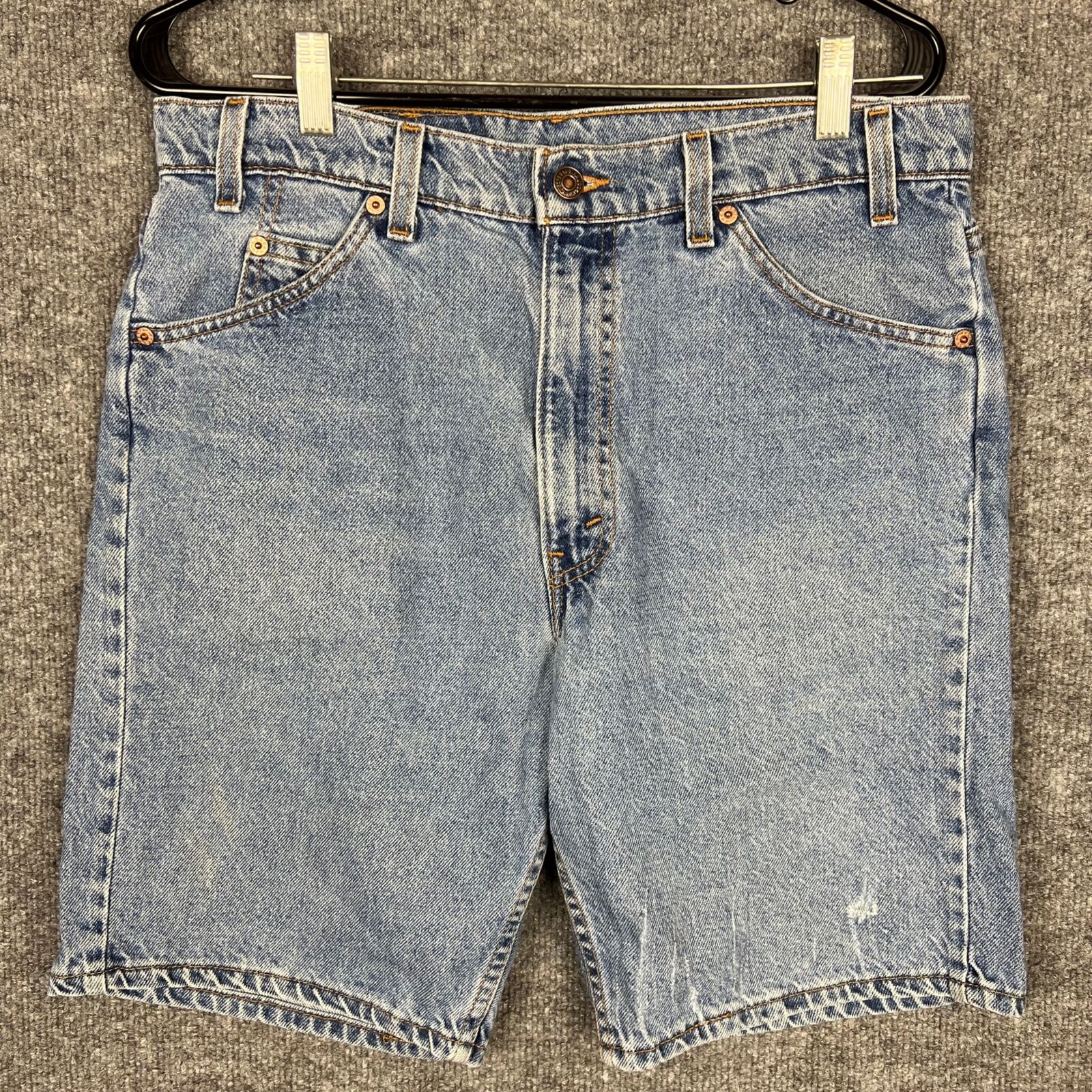 VINTAGE LEVIS 505 MENS' REGULAR FIT USA MADE JEAN SHORTS SIZE W34