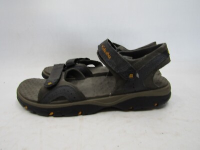 Columbia Mens Size 10 Brown Leather Strap Comfort Sandals