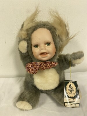 Cuddle Kids Kelsey Koala Porcelain  Face Plush  Geppeddo Collectible