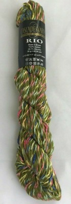 Cascade Yarns Rio Cotton Viscose Yarn Skeins 50 gr #0243 Green Pink Blue