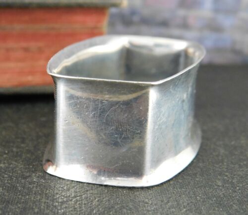 "CARROLL"" anillo de servilleta oblongo de plata esterlina 925 de colección Webster Co. - Imagen 3 de 8