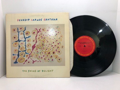 DEVADIP CARLOS SANTANA 2 LP GATEFOLD THE SWING OF DELIGHT Play Tested VG+ 1980 - Picture 5 of 7