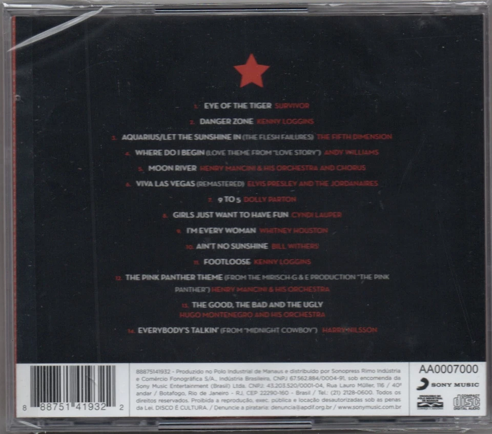 Movies CD Mega Hits Made In Brazil Whitney Houston Cyndi Lauper Elvis Presley - Image 2 of 2