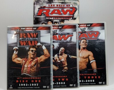 WWE RAW 15th アニバーサリー(3枚組) [DVD] WWE - Raw 15th Anniversary (DVD, 2007, 3-Disc Set