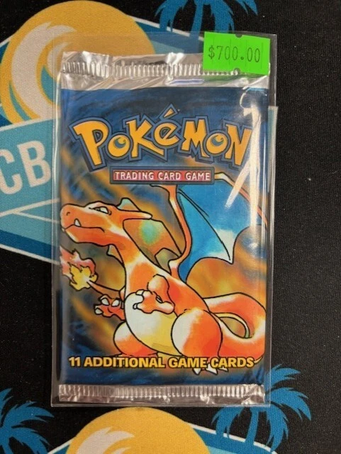 Pokemon Base Set Booster Pack - Charizard B TCGS