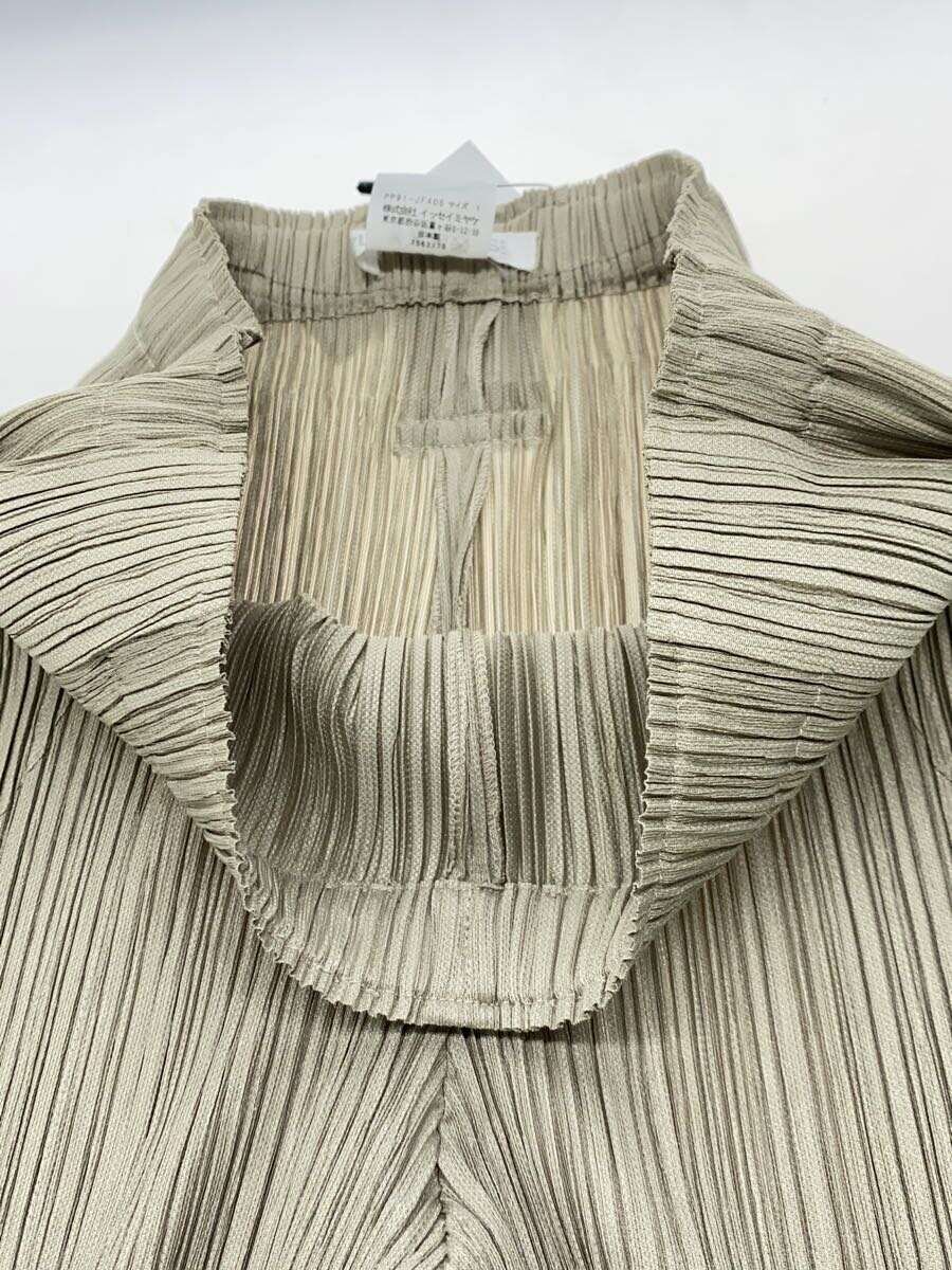美品　両側ポケットあり　PLEATS PLEASE ISSEY MIYAKE PLEATS PLEASE ISSEY MIYAKE, Long Tunic with Pleated Fabric