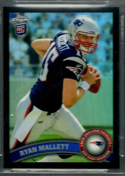 RYAN MALLETT RC 2011 TOPPS ROOKIE PATCH CARD GEM MINT?-PATRIOTS RAVENS RC - Image 3 of 4