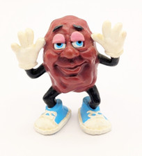 Vintage 1987 Calrab Applause California Raisins A32 Toy Figure 2" Hands Up