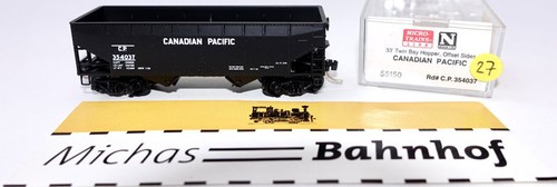 Micro Trains Line 55150 33' Twin Bay Hopper Canadian Pacific 354037 N 1:160 g27  | Zustand: Gebraucht