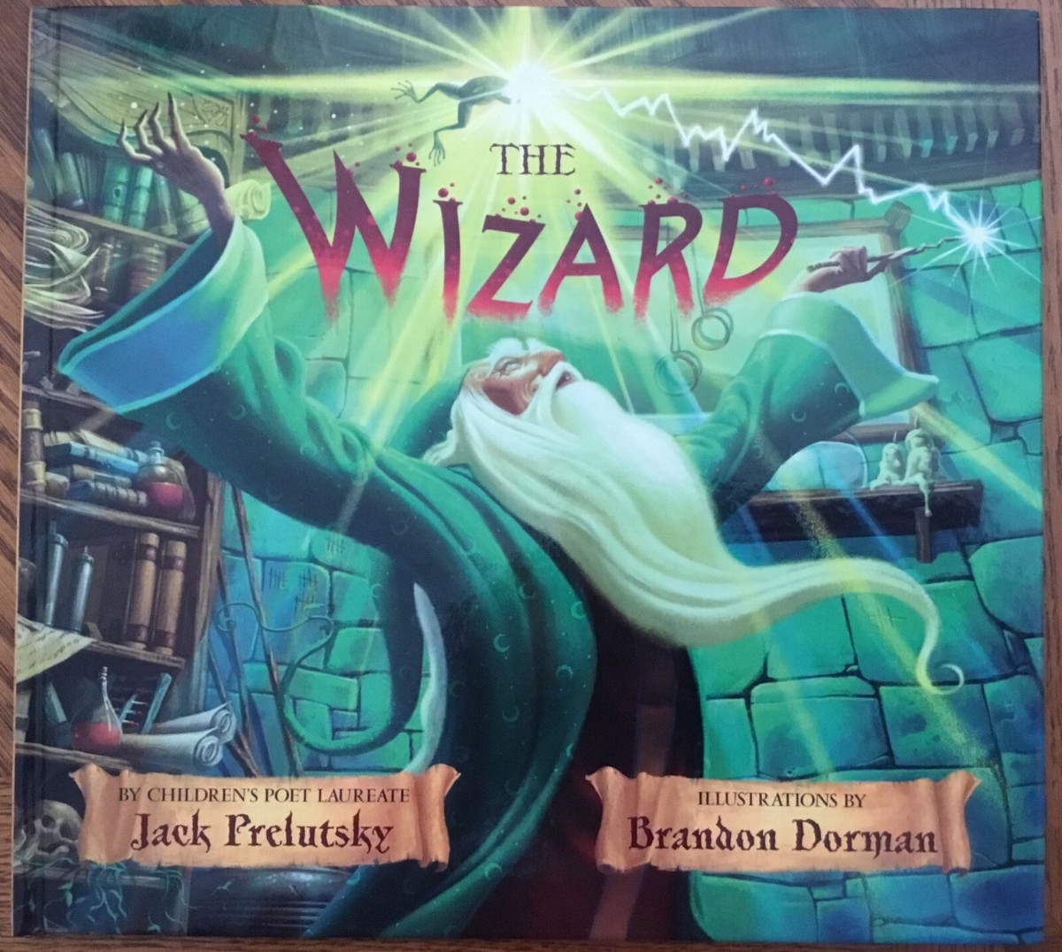 Fine 2007 Hardcover First Edition The Wizard Jack Prelutsky Brandon Dorman  | eBay