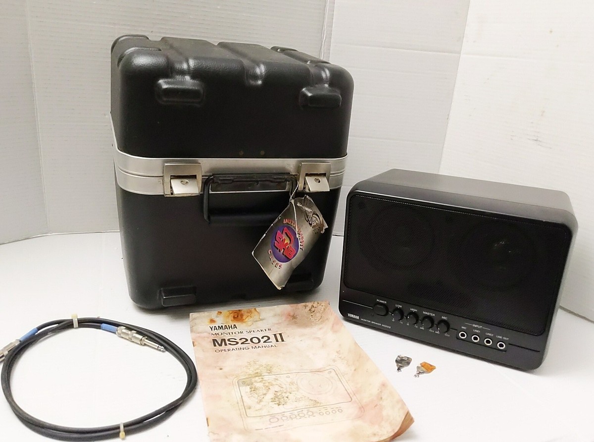 配信機器・PA機器・レコーディング機器 YAMAHA MS202 II Monitor Speaker Yamaha MS202II Powered 45W Monitor Speaker With Locking Hard