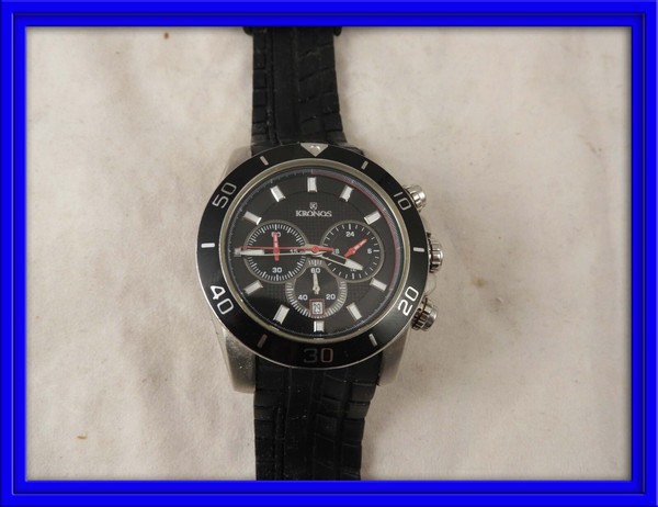RELOJ JUVENIL KRONOS DE ACERO. FUNCIONA