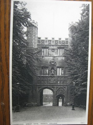 Great Gate, Trinity College, Cambridge, Cambridgeshire - verschickt 1936
