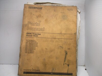 CAT Caterpillar D8N Tractor Power Shift Parts Manual 