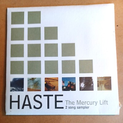 Haste ''The Mercury Lift'' Promo CD-- BRAND NEW- SEALED