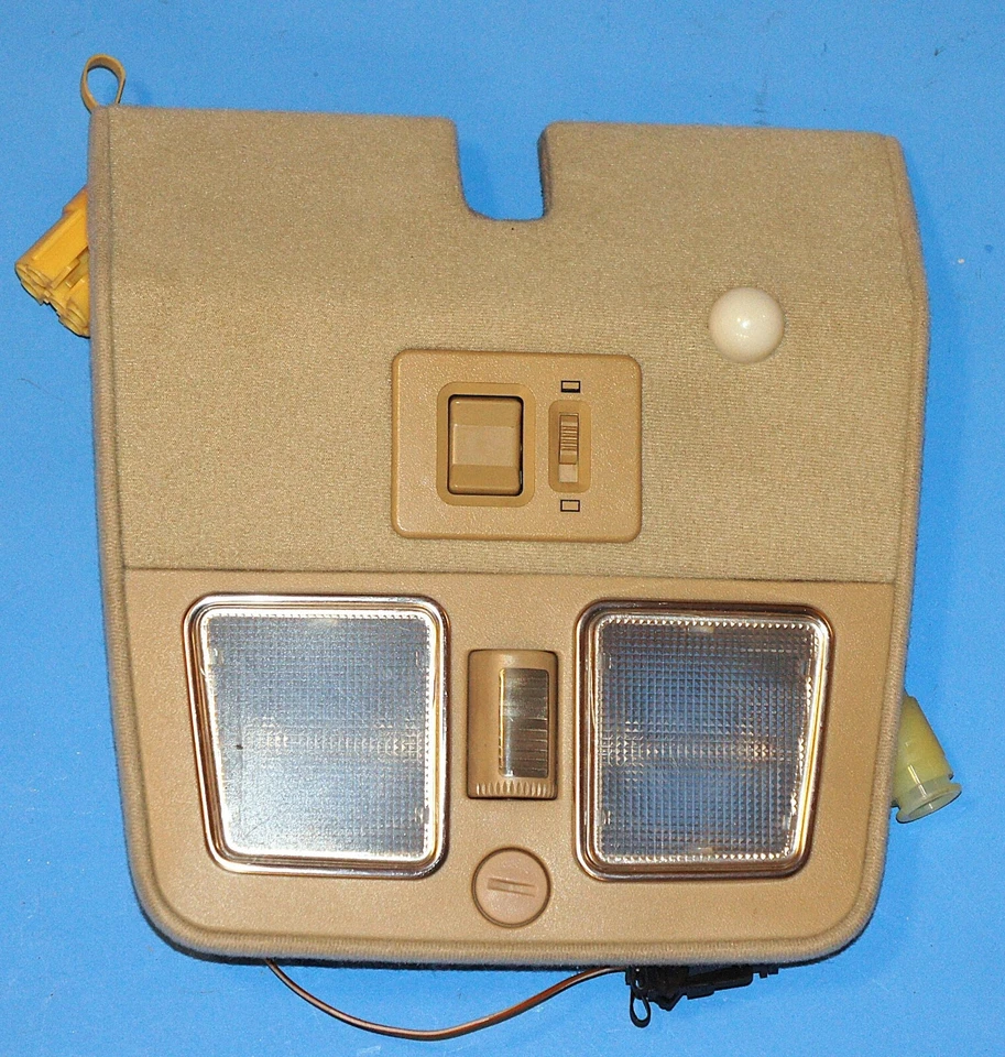 Jaguar XJ6 1986-1991 OEM SUPERIOR SOBRE CABEZA CÚPULA LÁMPARA INTERRUPTOR CONJUNTO Foto 4 de 4