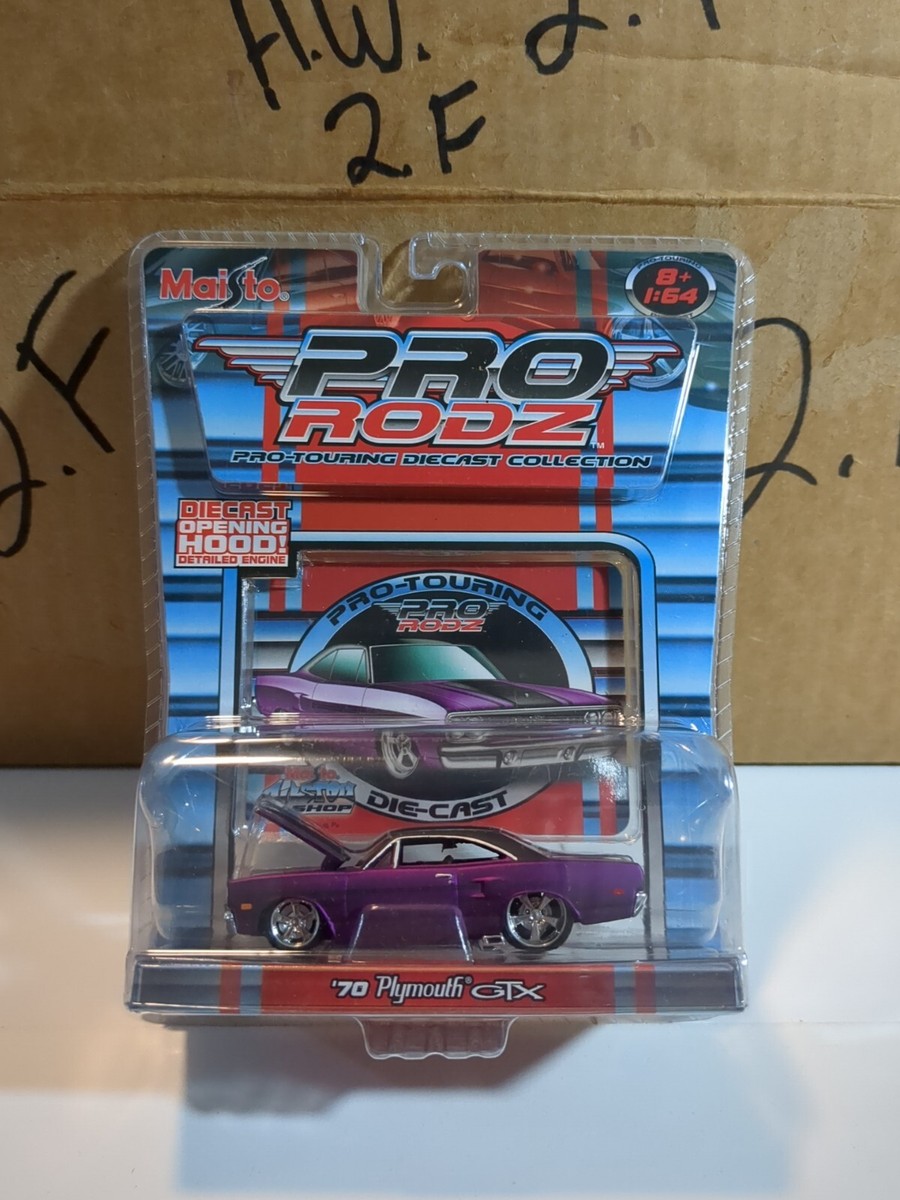 Maisto Pro Rodz '70 Plymouth GTX Pro-Touring Collection 2006 New Purple