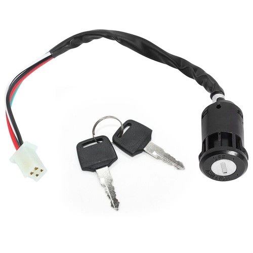 4 Wire Ignition Key Barrel Switch 50cc 110cc 125cc 150cc PIT Quad Dirt Bike ATV - Picture 2 of 7
