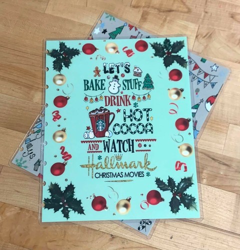 ""Let's Bake & Watch Hallmark Películas de Navidad"" Juego de 4 usos con Happy Planner" - Imagen 3 de 4