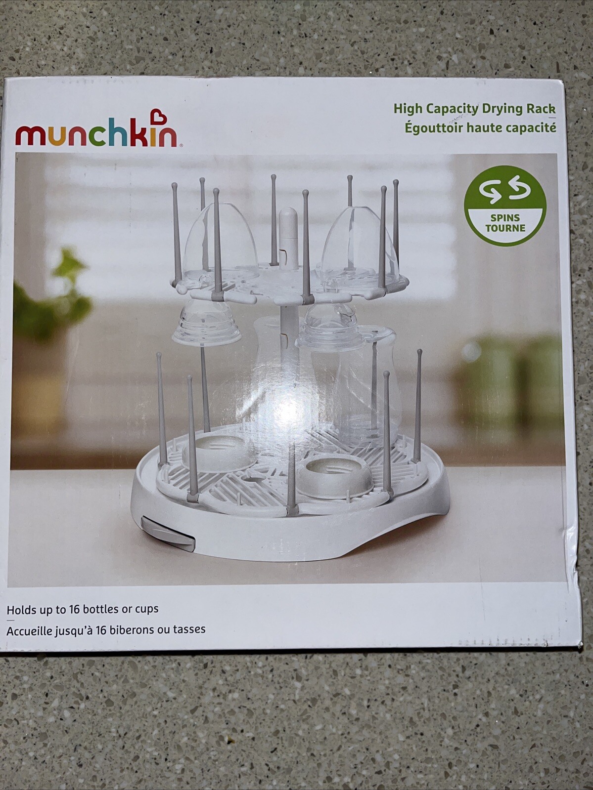 Munchkin High Capacity Drying Rack, White (never Opened, Bra