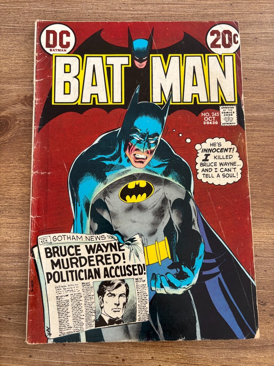 Batman # 245 VG DC Comic Book Catwoman Penguin Gotham Joker Robin