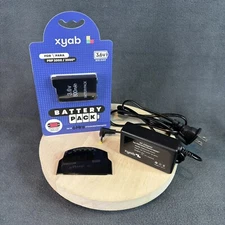 Sony PSP 2000 or 3000 Accessory Kit - Battery, Charger, Back Cover - Black