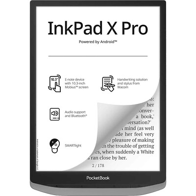 PocketBook InkPad X Pro 10.3 Inch Mist Grey 32GB + 2GB WIFI +