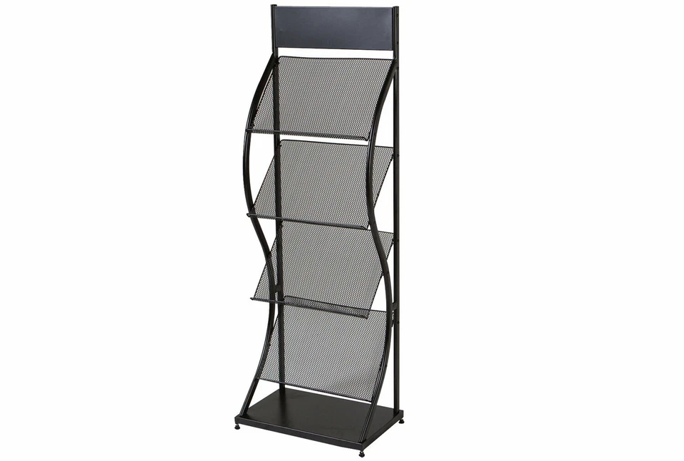 DOUBLE A4 BROCHURE LITERATURE DISPLAY STAND MAGAZINE RACK FOR RECEPTION