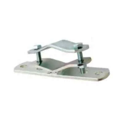 zanca da tassellare staffa tipo emilia per fissaggio antenna tv palo pari muro