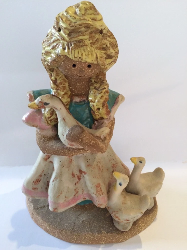 Metlox Poppet vintage ceramic girl 陶器 Metlox Poppet vintage