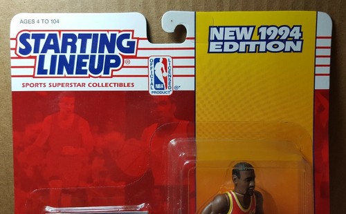 1994 Kenner Starting Lineup Stacey Augmon Atlanta Hawks Sealed - Bild 2 von 8